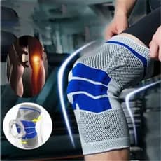 Joelheira Esportiva Masculina De Silicone Para Corrida/Basquete /