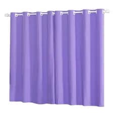 Cortina Roma Decorativa 2,00 x 1,40  Sala ou Quarto Com Ilhós Varão simples