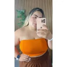 Top Faixa Plus Size Duplo Forrado na Frente: Novas Cores! (Veste do 46 ao 54)