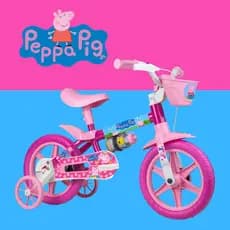 Bicicleta Infantil Aro 12 Peppa Pig e Amigos
