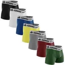 Kit Cuecas Boxer Box Adulto Microfibra Cueca Premium Lisa