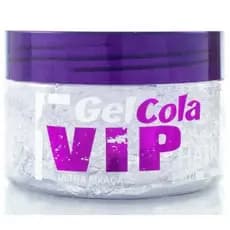 Gel Cola Incolor Para Cabelo Vip Hair 250g Ultra Fixação - Unidade