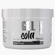 Gel Cola Incolor Vision Barber Shop Mega Fixação 250g - Unidade