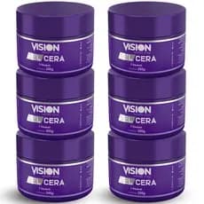 Kit Gel Cera Hidratante Vision Barber Shop 250g - 06 Unidades