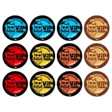 Kit 12 Cera Pomada Modeladora Finalizadora Vip Hair 130g Barba Cabelo Bigode Atacado