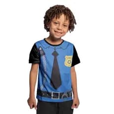 Fantasia Super Policial Infantil