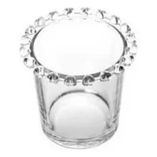 Porta Talher Corações Cristal 8,5cm Lyor