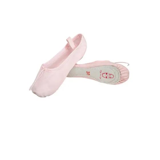 Sapatilha de Ballet Meia Ponta Olga Georgia - em Fibra de Algodão - Rosa