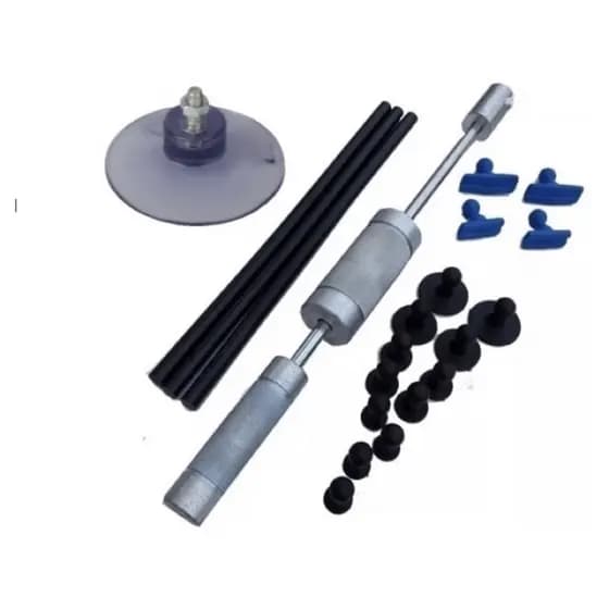 Mega Kit Repuxadeira Martelinho de Ouro + Ventosas de Nylon com Fibra + Ventosa Parafuso + Cola