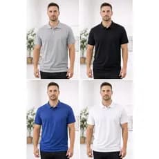 Kit 02 camisas masculina gola pola básica