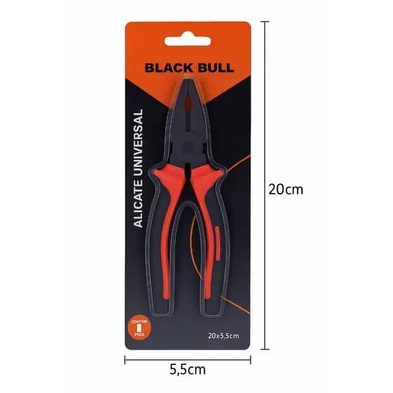 Alicate Universal 8 Isolado Black Bull