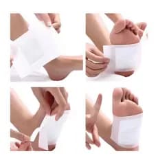 Kit 10 a 50 Adesivos Detóx para Pés – Eliminador Impurezas e Toxinas com Patches Desintoxicantes