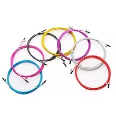 Cabo De Reposição Speed Rope 3 Metros Aço Revestido Nylon Universal Para Corda Cross Treino Double Unders Alta Velocidad