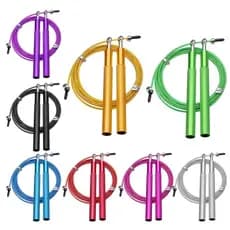 Corda De Pular Speed Profissional 3M Com Cabo De Aço Revestido Ideal Para Treino Funcional e Alta Performance