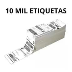 10000 Etiquetas Térmicas 10x15cm Papel Adesivo de Alta Qualidade para Impressora Térmica e Logística