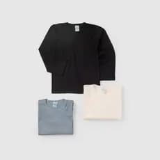 Kit 3 Camisetas Manga Longa Básicas Algodão Infantil Unissex Menino e Menina L26