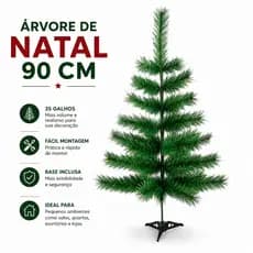 Árvore de Natal cacto verde 90cm