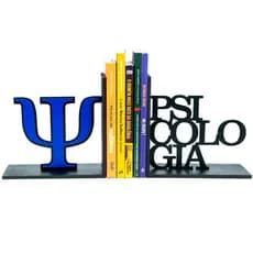 Aparador de Livros Psicologia MDF Suporte Porta Livros Profissão Psicólogo Decoração
