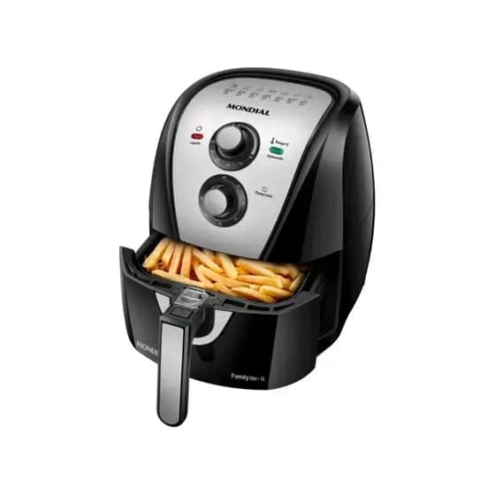 Fritadeira elétrica Mondial AFN-40-bi 4L Preto/Inox