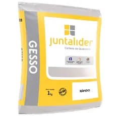 Gesso Rápido/Lento Branco 1kg Juntalider Para Reparos em Paredes e Tetos