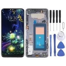 Envio No Mesmo Dia Tela LCD E Conjunto Completo De Digitalizador Com Moldura Para LG V50 ThinQ 5G LM-V500 V500N V500EM V
