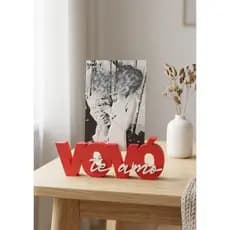 Letreiro Decorativo Vovó/Vovô Te Amo Com Porta Retrato Personalizado Presente Para Dia Dos Avós