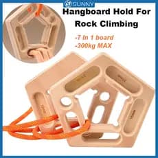 SunnyFit Hangboard Segurar Para Escalada Portátil Pull-Up Aperto Dedo Braço Fortalecimento Treinamento Placa De