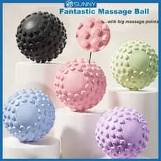 SunnyFit EVA Bola De Massagem Dureza Moderada Alívio Da Dor Muscular Para Pés Traseiros Ombro Perna Fáscia Ponto De Gati