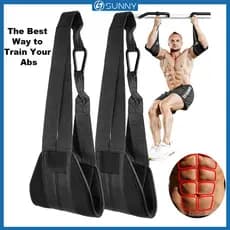 SunnyFit Ab Straps Pendurado Para Pull Up Bar & Core Strength Training Músculo Abdominal Seis Pacotes Suportes De Braço
