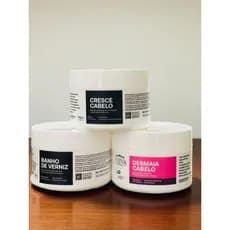 Kit Cronograma capilar Noiva Extreme- Cresce Cabelo, Desmaia Cabelo e Banho de Verniz