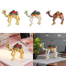[reyalxaxg] Estatueta De Camelo Fofa , Berloque De Animal , Caixa De Joias , Ornamento , Presente , Artesanato Vintage ,