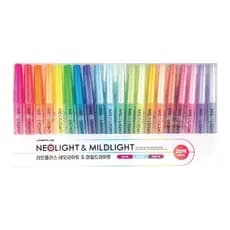 LiNEPLUS Neolight Mildlight Highlighter 20-Color