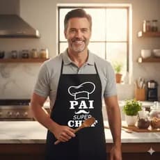 Avental Para Churrasco Oxford Masculino Reforçado Dia Dos Pais Aniversario