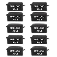 Kit 50 Necessaire Personalizada G Com Sua Arte Brinde Corporativo Lembrancinha Com Sua Arte