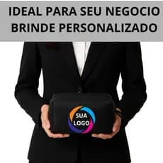 Kit C/20 Necessaire Personalizada Box Tamanho P Com Sua Logo Aniversário Lembrancinha