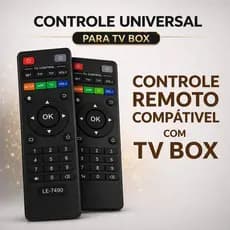 Controles Remotos Para TV Box Inteligente | Prontos para uso: 1 ou 2 Unidades