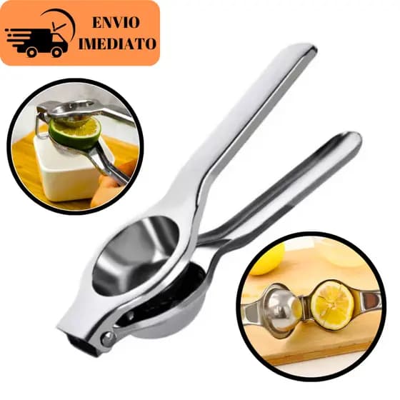 Espremedor De Limão Em Inox Para Espremer Limões Com Facilidade E Praticidade