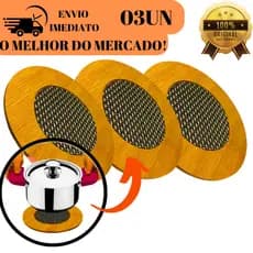 KIT 03 Descanso Suporte Para Panela Em Bambu Para Cozinhas E Restaurantes