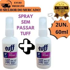 Kit 3 Spray Desamassa Fácil Tuff, Sem Passar Perfuma Revitaliza e Desamassa