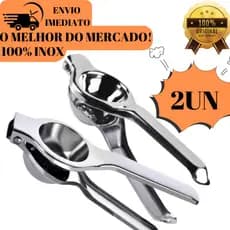 Espremedor De Limão Espremer Manual 20cm Limões De Aço Inoxidável Original