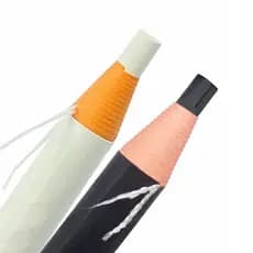 Lapis Dermatografico Branco e Preto para Sobrancelhas Coloured Solft 1818 Marcador Sobran