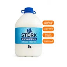Shampoo Perolado Neutro Limpeza Profissional Econômica 5 Litros Galão Stork
