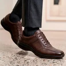 Sapato Social Masculino Couro Legítimo de Amarrar Confortável