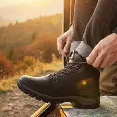 Bota Adventure para Trilha e Cachoeira Solado Reforçado de Borracha