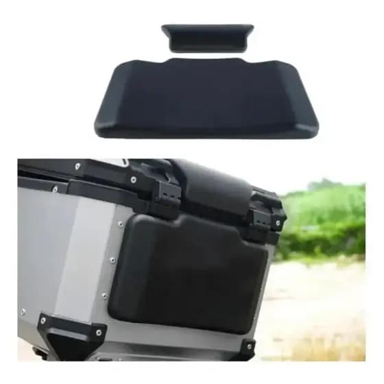Almofada Encosto P/ Baú Top Case Bauleto 2 Pç Moto Big Trail