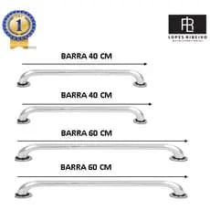 Combo Barra De Apoio Para Idosos/deficientes ( Preço Por Tempo Limitado) 02 40 cm 02 60 cm