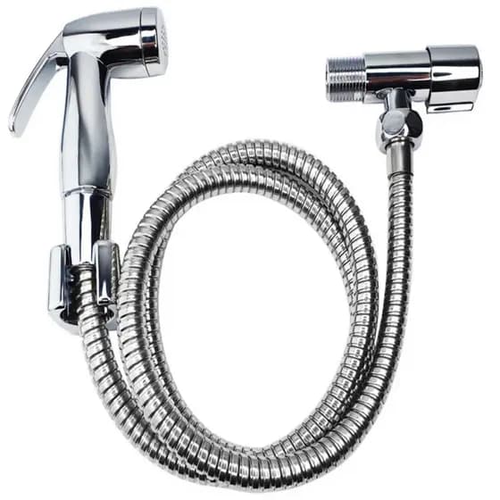 Ducha Higiênica Luxo Cromado Acionamento 1/4 De Volta