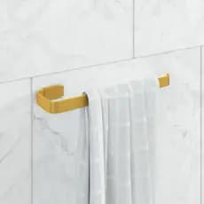 Porta Toalha de Rosto Quadrado Dourado