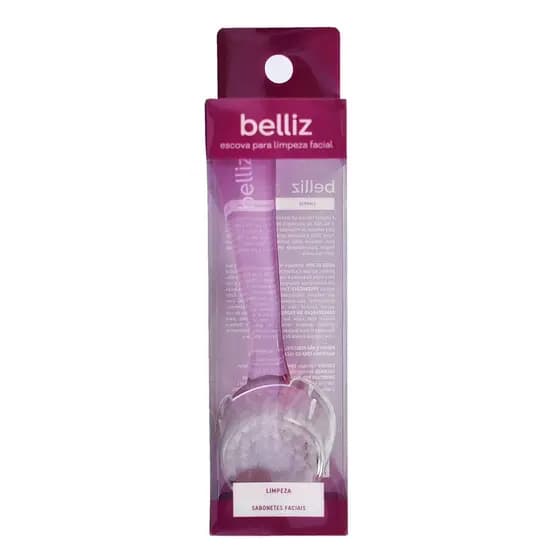 Escova Para Limpeza Facial Belliz Cores Sortidas 13 cm