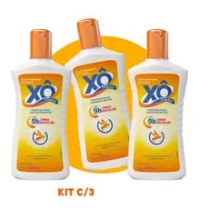 Kit 3 Loção Repelente Xô Insetos Mosquito Dengue 15% até 9h de Proteção 200ml